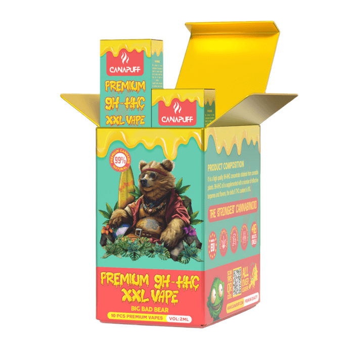 Wholesale 9H-HHC XXL Vape Big Bad Bear 99% 2ml