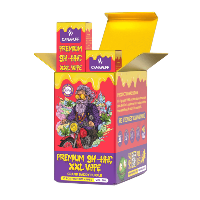 Wholesale 9H-HHC XXL Vape Grand Daddy Purple 99% 2ml