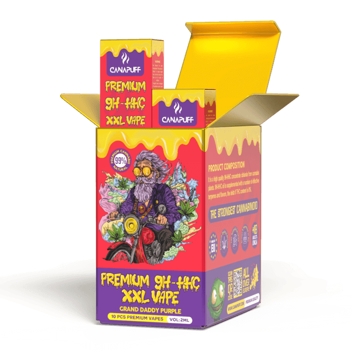 Wholesale 9H-HHC XXL Vape Grand Daddy Purple 99% 2ml