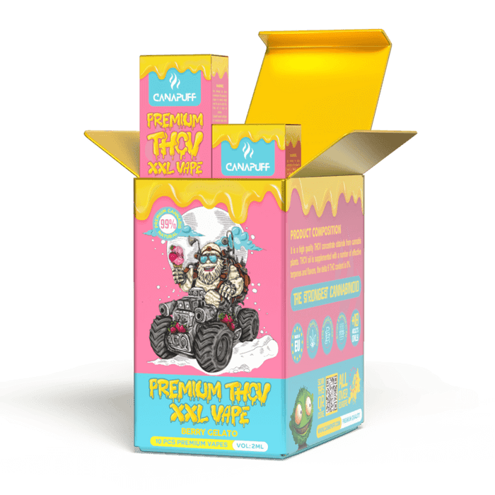 Grossist Berry Gelato 99% THCv - Canapuff - Engångsbruk - 2ml