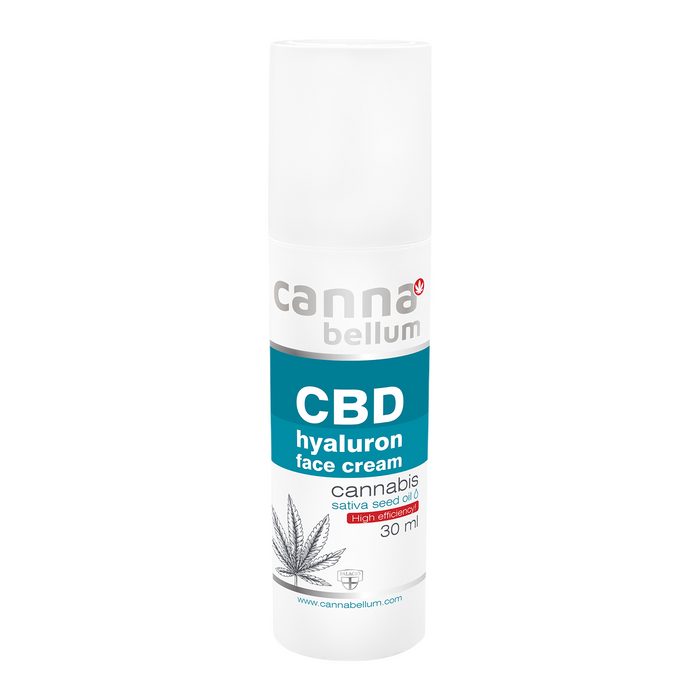 Cannabellum CBD face cream with hyaluronic acid, 30 ml - Palacio
