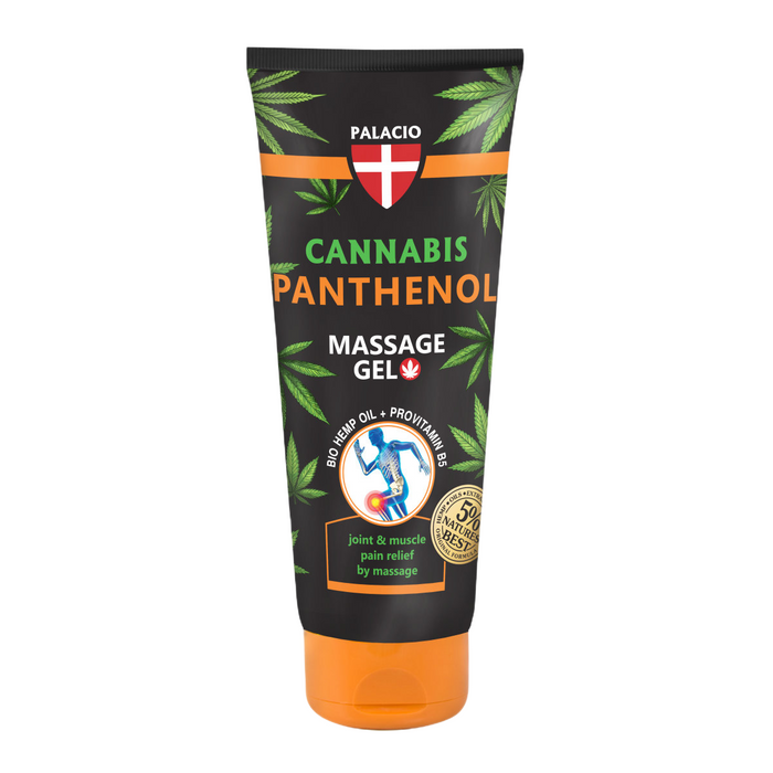 Hemp massage gel with panthenol, 200ml - Palacio