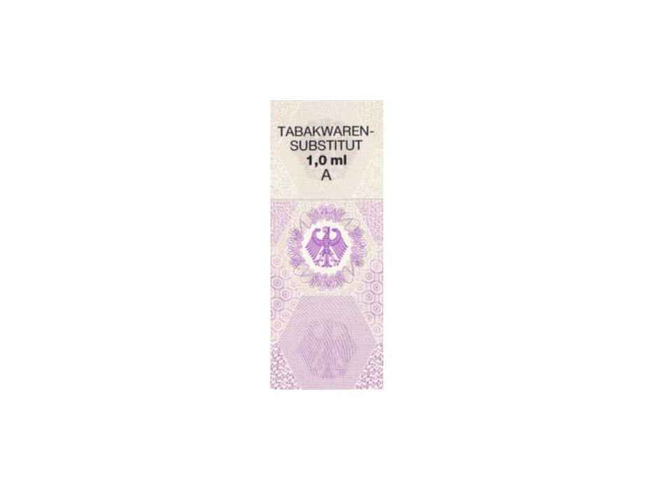 Wholesale German tax stamps 1 ml only for the German market for vaping products!