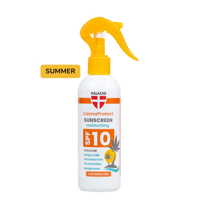 Palacio Canna Protect Lozione Solare SPF 10 con canapa 200ml