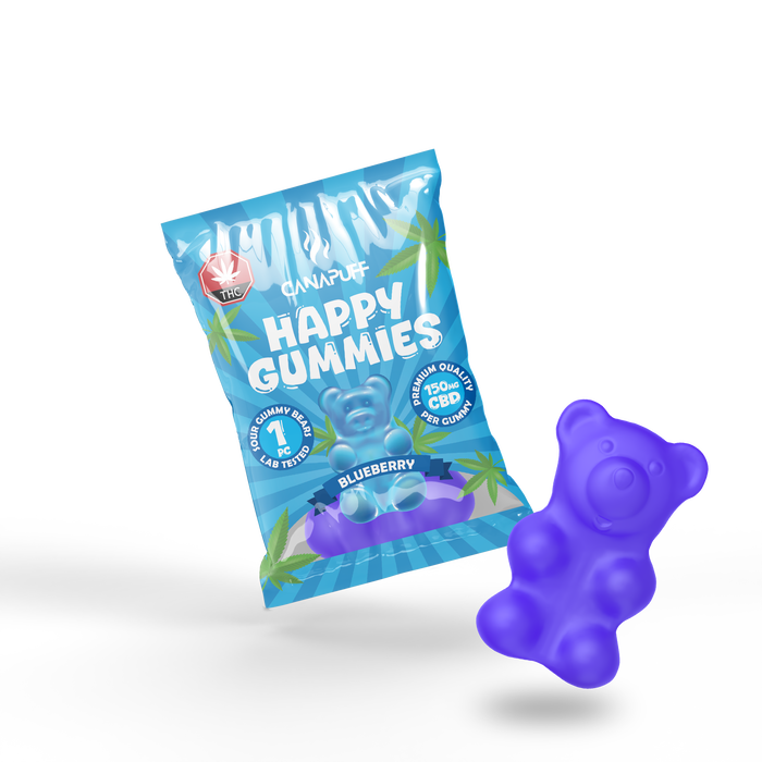 Grossiste Canapuff - Gummies CBD - Myrtille