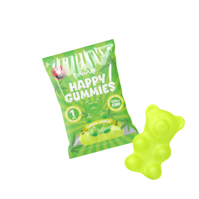 Wholesale CBD Gummies Green Apple