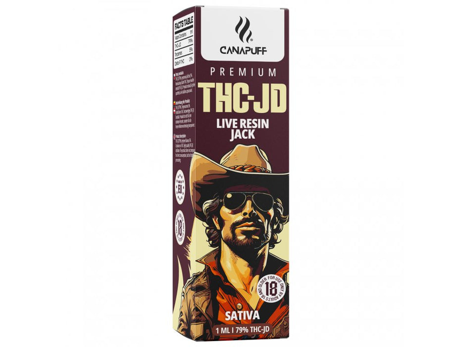 Jack 79 % – THC-JD – Canapuff – Einmalgebrauch – 1 ml