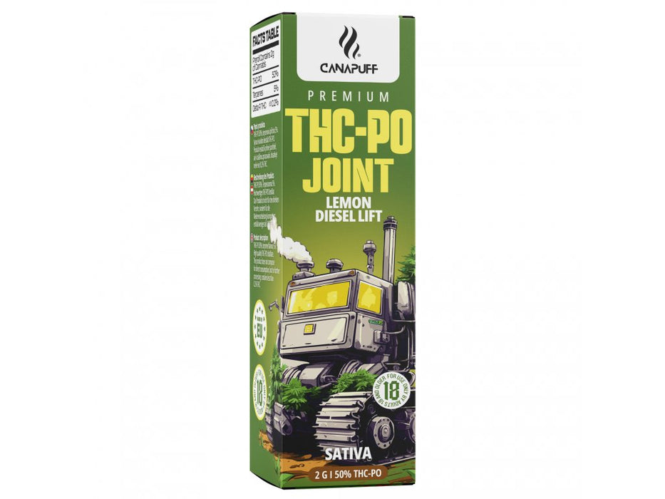 Wholesale THC-PO Joint 50% Lemon Diesel Lift 2g