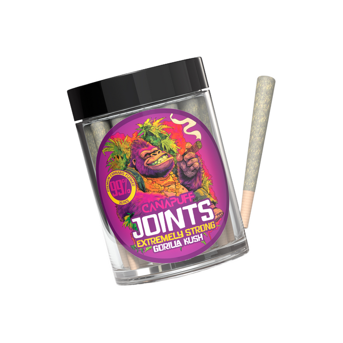 Wholesale T8HC Canapuff Joints Extremely Strong Gorilla Kush 99% 20pcs