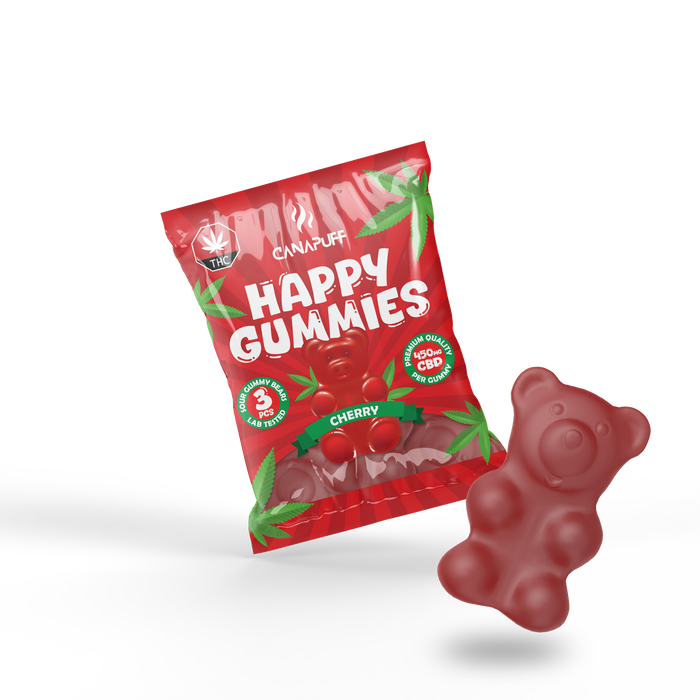 Grossiste Canapuff - Gummies CBD - Cerise