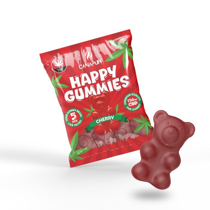 Grossiste Canapuff - Gummies CBD - Cerise