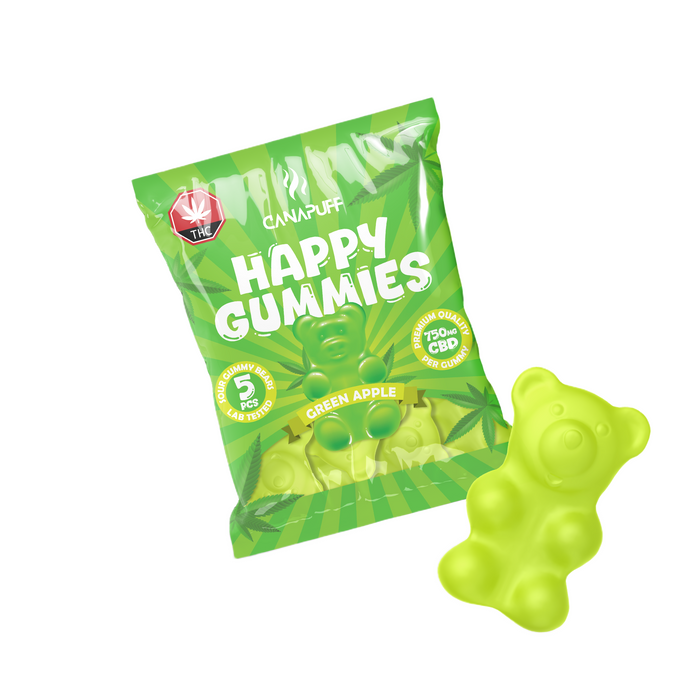 Wholesale CBD Gummies Green Apple
