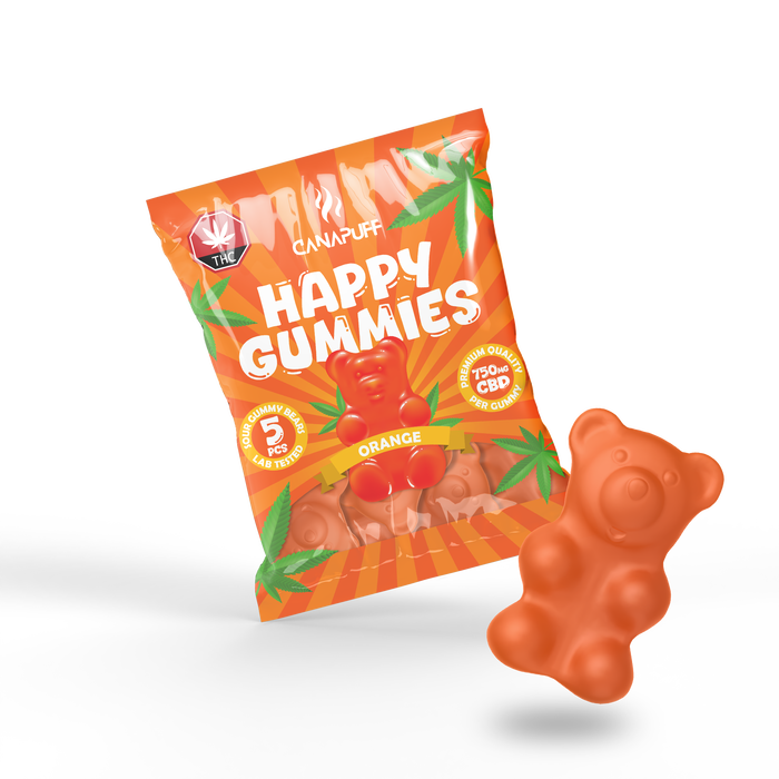 Grossiste Canapuff - Gummies CBD - Orange