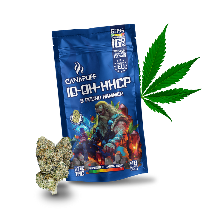 Engros Canapuff - 9 pund hammer 60% - 10-OH-HHCP blomster