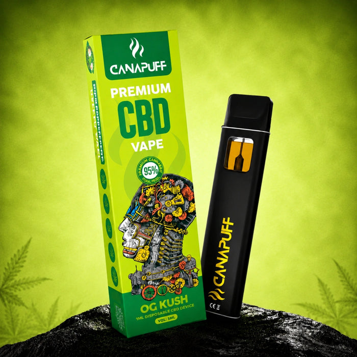 Wholesale OG Kush 95% CBD - Canapuff - Vape - 1ml