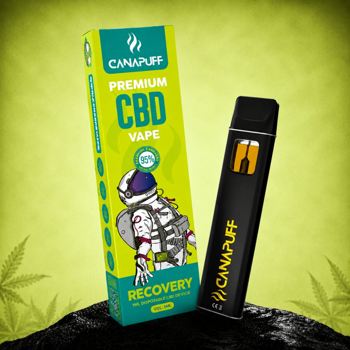 Wholesale Recovery 95% CBD - Canapuff - Vape - 1ml