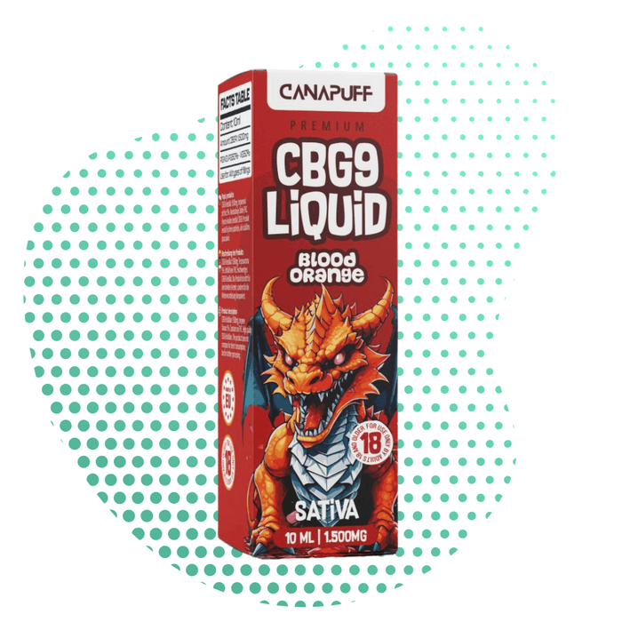 Grossista CBG9 e-liquído 1500 mg Orange Blood