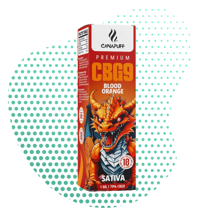 Großhandel CBG9 vape pen einweg 79% Blood Orange 1 ml