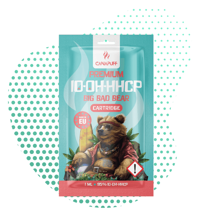 Wholesale Canapuff - Big Bad Bear - 10-OH-HHCP 95% - cartridge