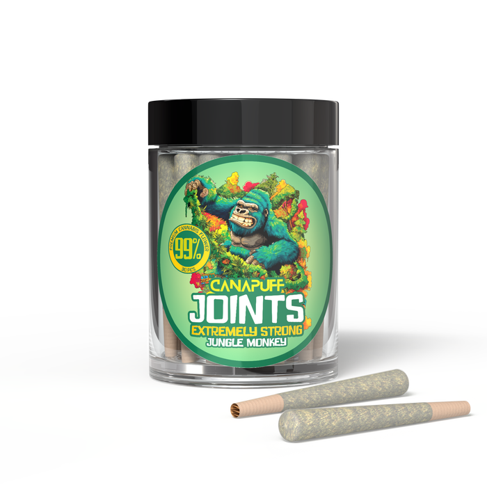 Wholesale T8HC Canapuff Joints Extremely Strong Jungle Monkey 99% 30pcs