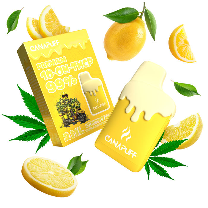 Vente en gros Lemoncello 99% 10-OH-THCP - Canapuff - Une utilisation - 2ml