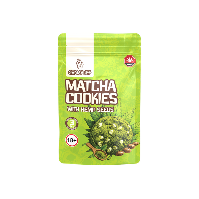Wholesale Matcha Cookies with hemp seeds