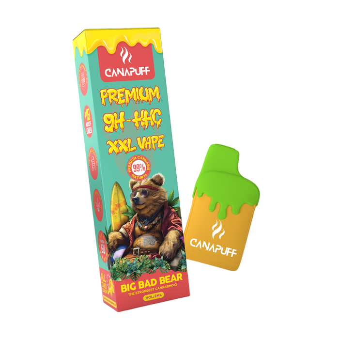 Wholesale 9H-HHC XXL Vape Big Bad Bear 99% 2ml