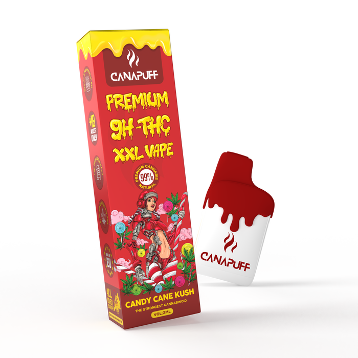 Wholesale 9H-THC XXL Vape Candy Cane Kush 99% 2ml