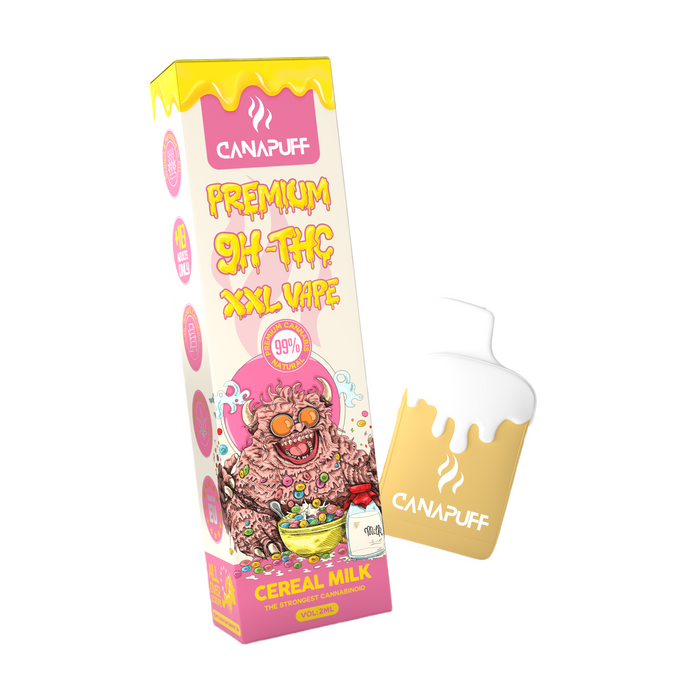 Wholesale 9H-THC XXL Vape Cereal Milk 99% 2ml