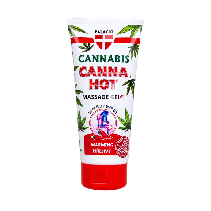 Palacio Konopný masážní gel CANNAHOT hřejivý 200ml