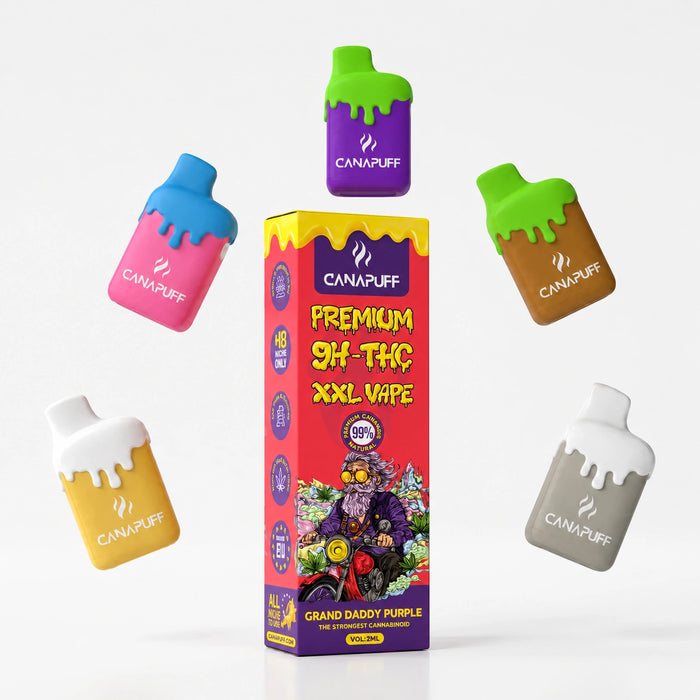 Wholesale 9H-HHC XXL Vape Grand Daddy Purple 99% 2ml