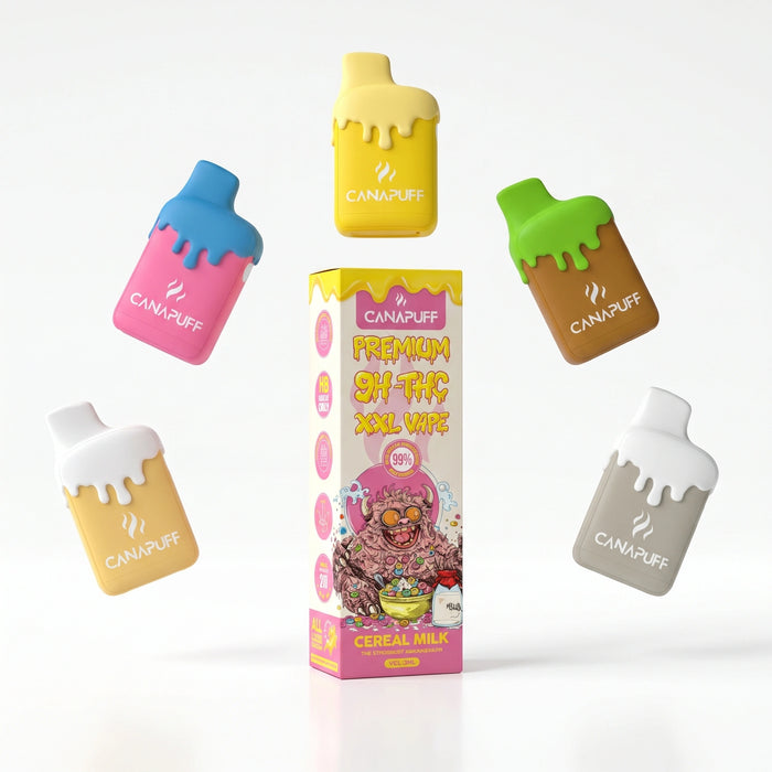 Wholesale 9H-THC XXL Vape Cereal Milk 99% 2ml