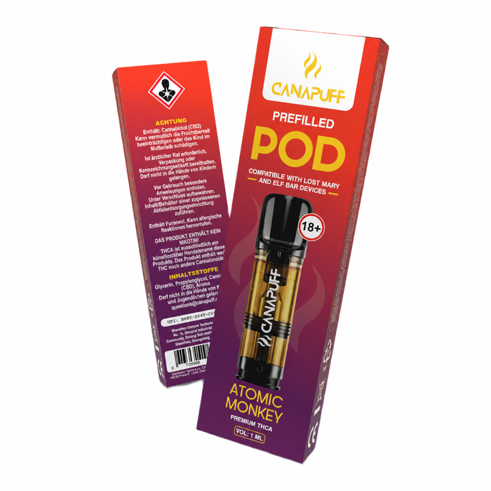 Wholesale THCA POD Atomic Monkey 1 ml