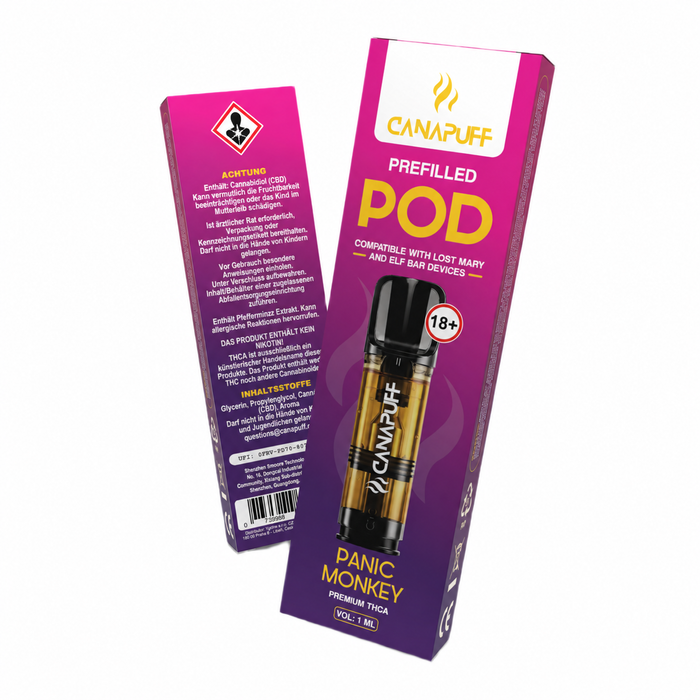 Wholesale THCA POD Panic Monkey 1 ml