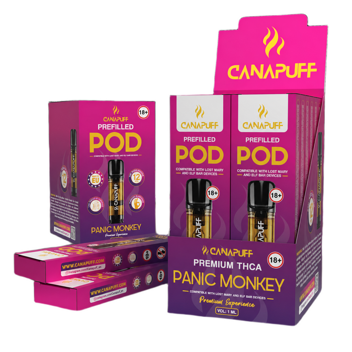 Wholesale THCA POD Panic Monkey 1 ml