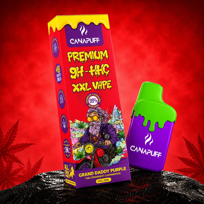 Wholesale 9H-HHC XXL Vape Grand Daddy Purple 99% 2ml