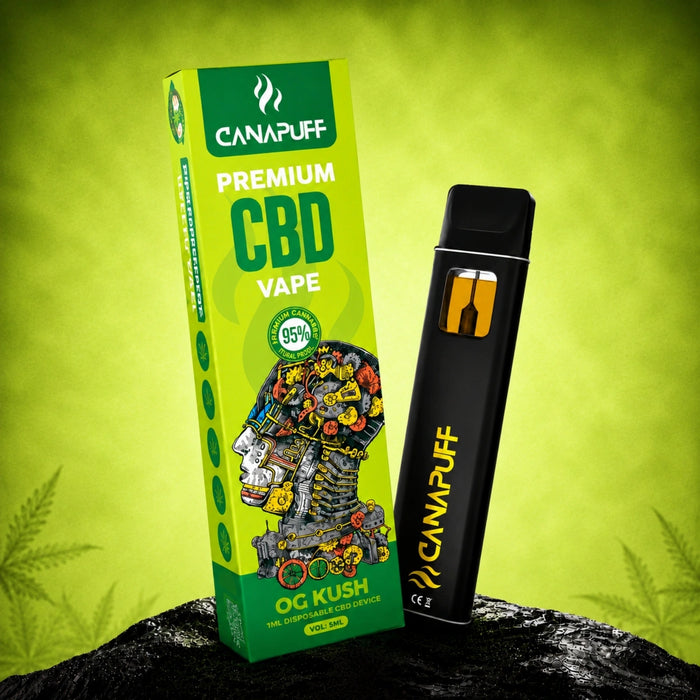 Wholesale OG Kush 95% CBD - Canapuff - Vape - 1ml