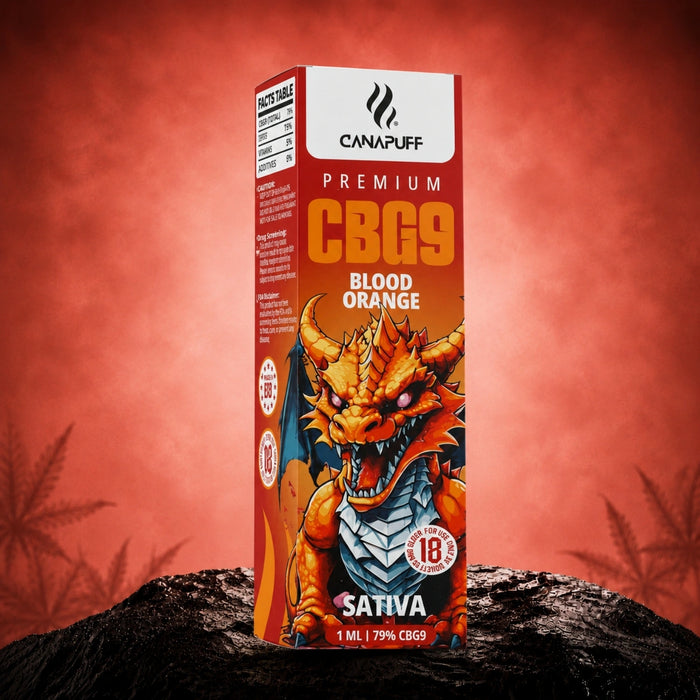 Wholesale CBG9 Vape Blood Orange 79% 1ml