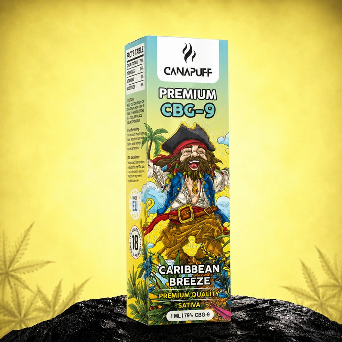 Wholesale CBG9 Vape Caribbean Breeze 79% 1ml