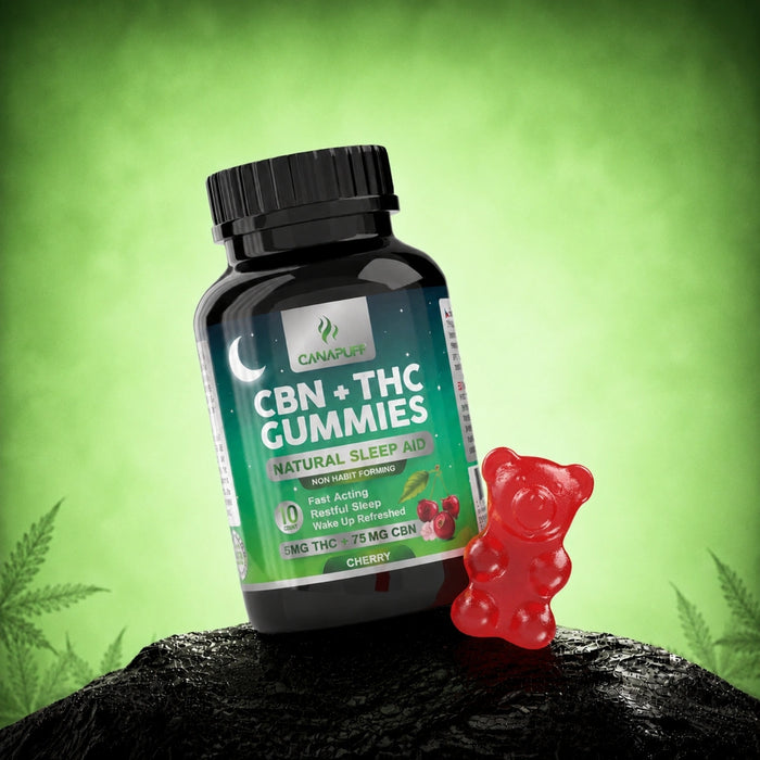 CBN+THC Gummies - Kirsebær Engros