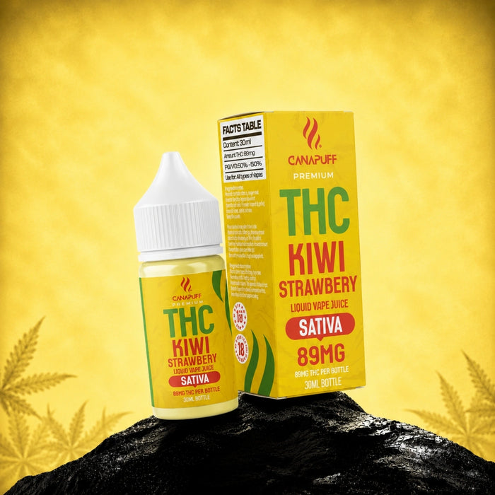 Wholesale Kiwi Strawberry THC 89mg - Canapuff - Liquid 30ml