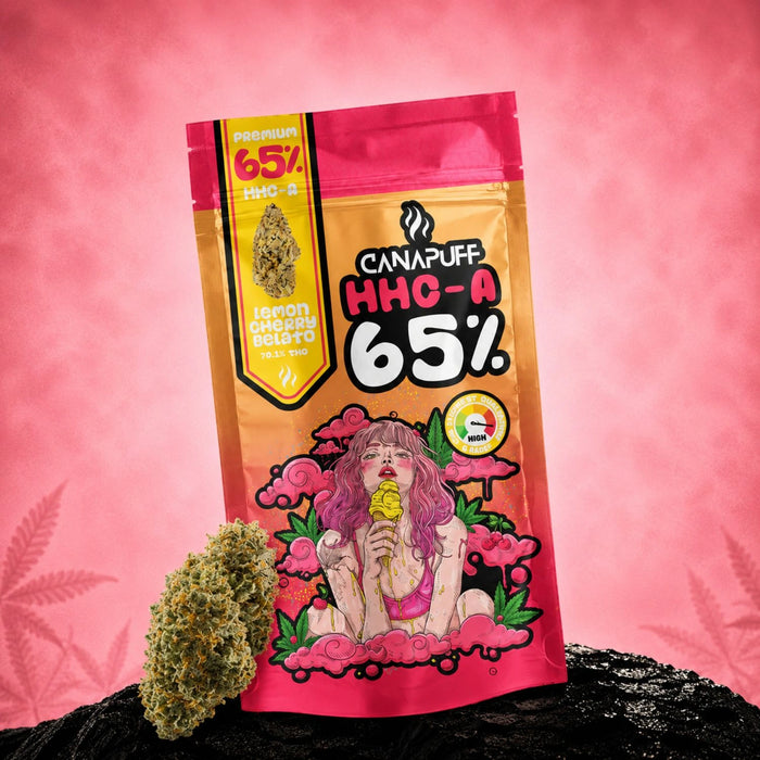 Engros HHC-A Blomster Lemon Cherry Gelato 65%