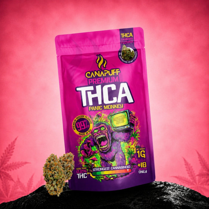 Wholesale THCA Flowers Panic Monkey 99%