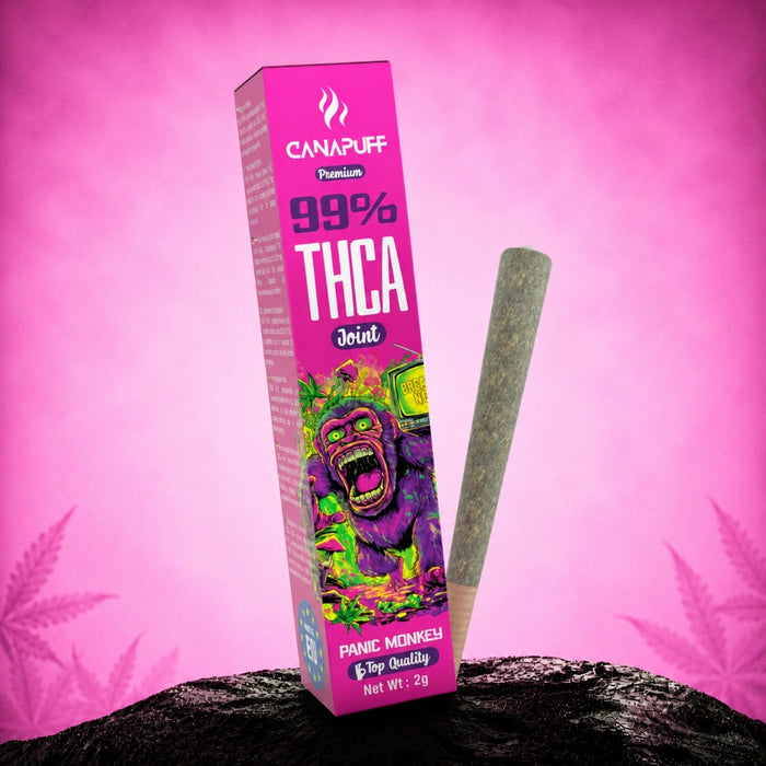 Wholesale THCA Joint Panic Monkey 99% 2g