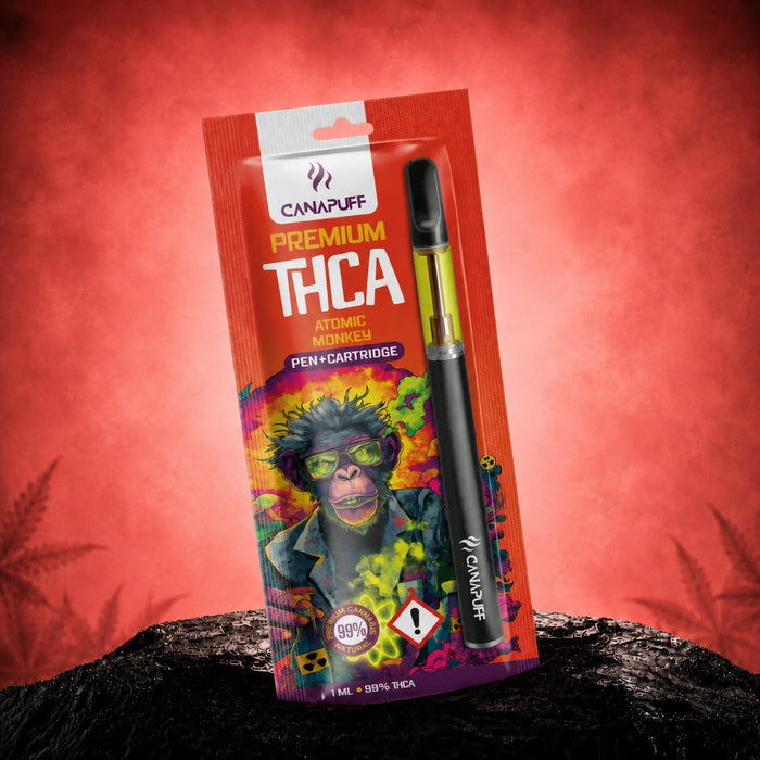 THCA Pen+Cartridges Atomic Monkey 99% Grossist