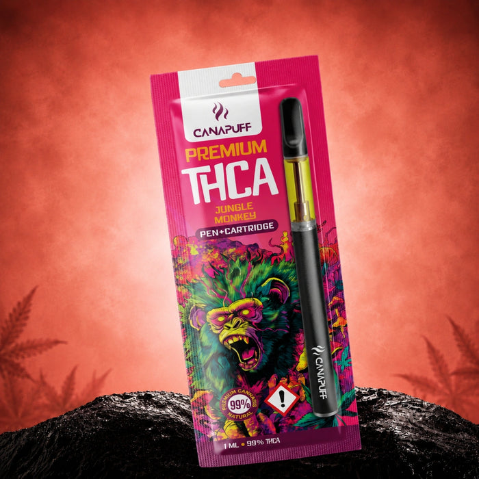 THCA Pen+Cartridges Jungle Monkey 99% Grossist