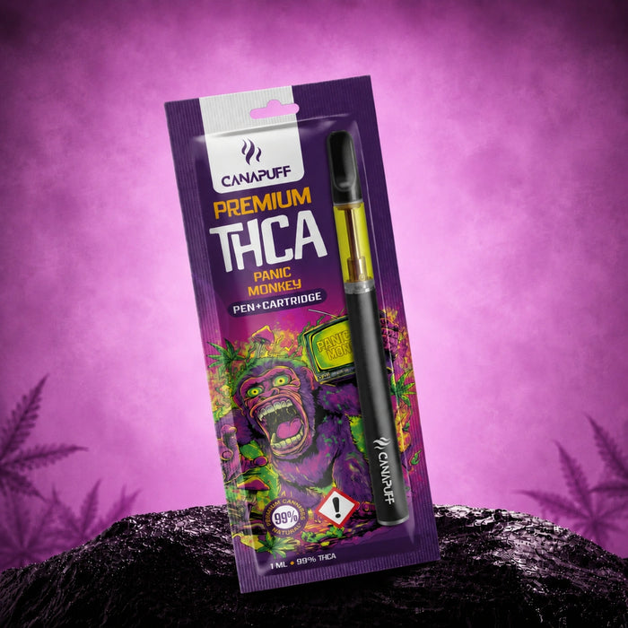 THCA Pen+Cartridges Panic Monkey 99% Grossist