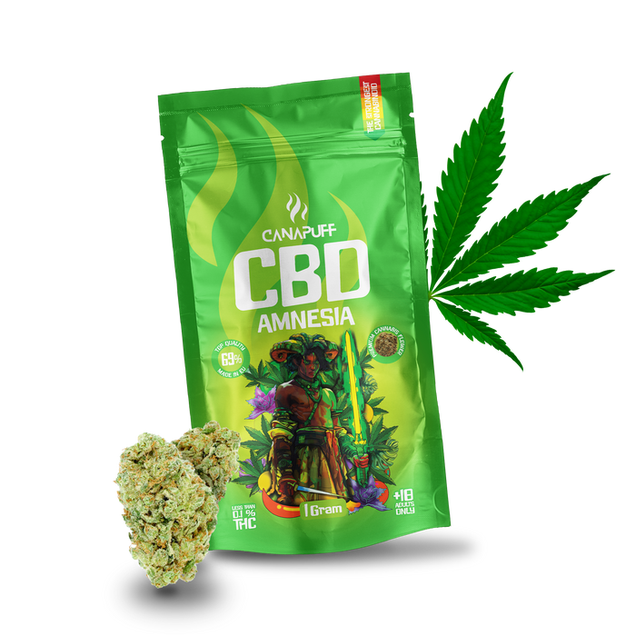 Vente en gros Amnesia 69% CBD - Canapuff - Fleurs