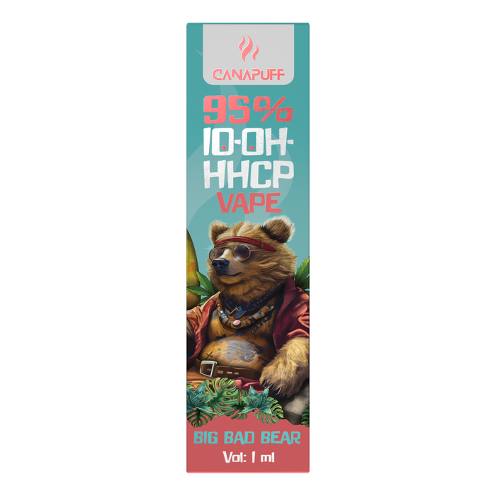 Big Bad Bear 95% 10-OH-HHCP - Canapuff - Un solo uso - 1 ml