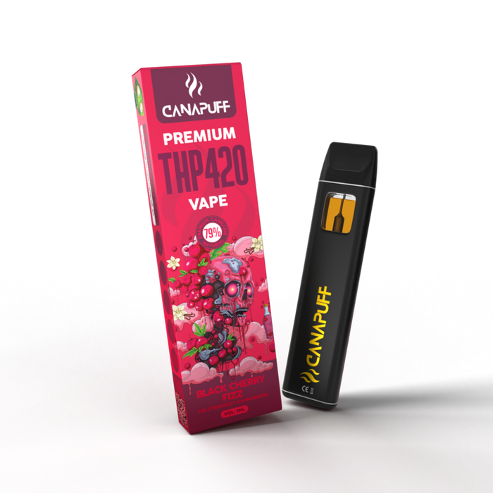 Vente en gros Black Cherry Fizz 79% THP420 - Canapuff - Une utilisation - 1ml